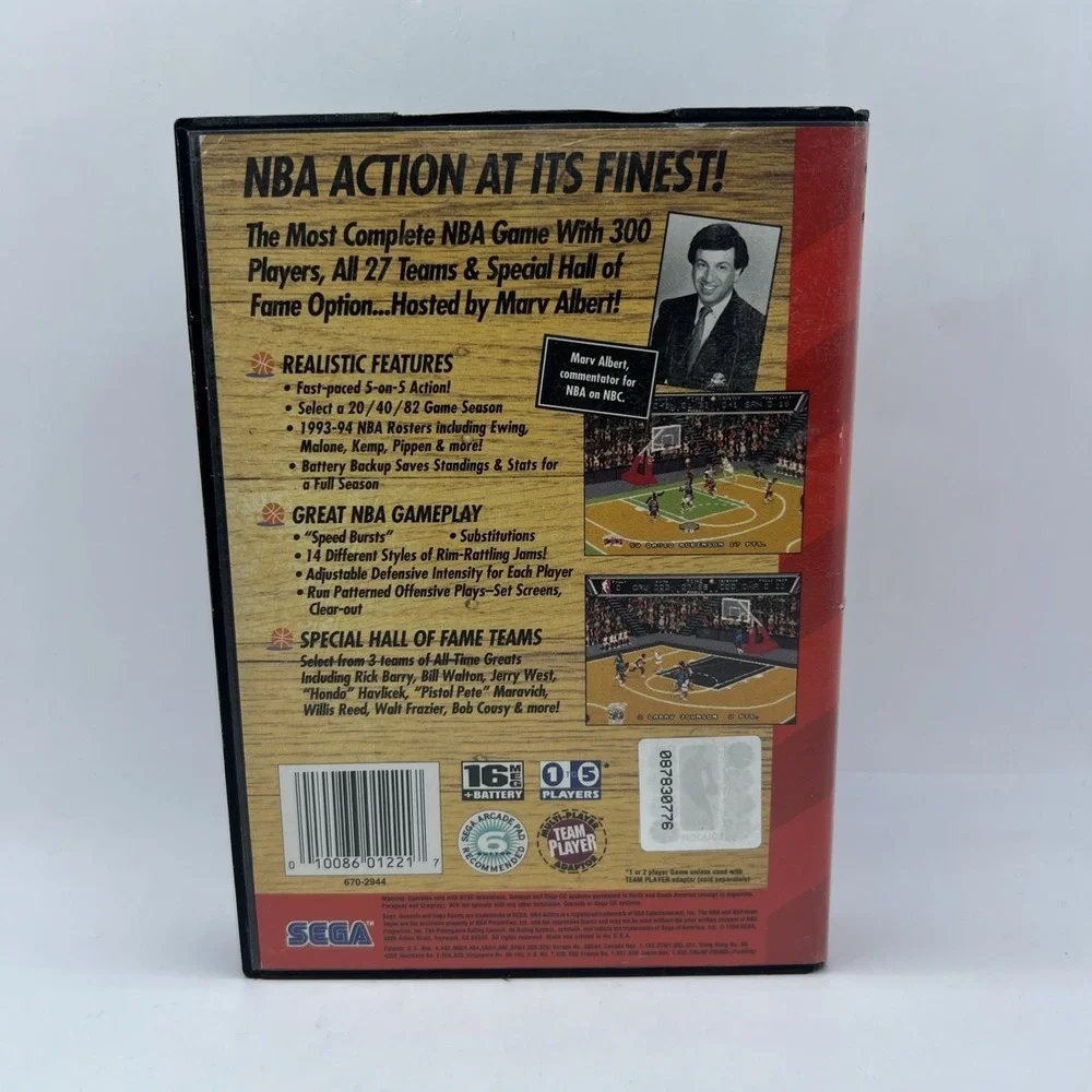 NBA Action 94 |  Sega Genesis |  Box and Cartridge  Only